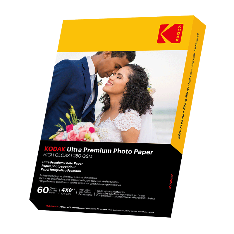 Carta fotografica Kodak Ultra Premium 280gsm 10x15cm - 60 fogli