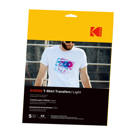 Carta Transfer per tessuti chiari Kodak T-Shirt - Tessuto chiaro
