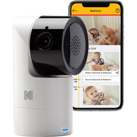 Babyphone reacondicionado con cámara conectada para Kodak Cherish C525P - USB C