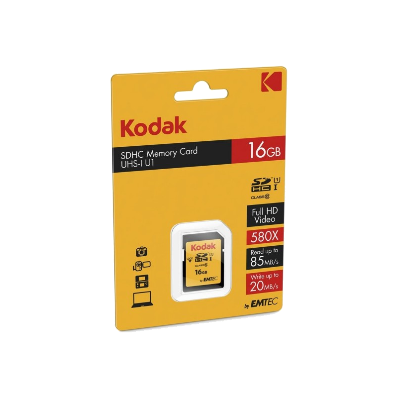 Tarjeta de Memoria SD KODAK 16GB - CLASS 10