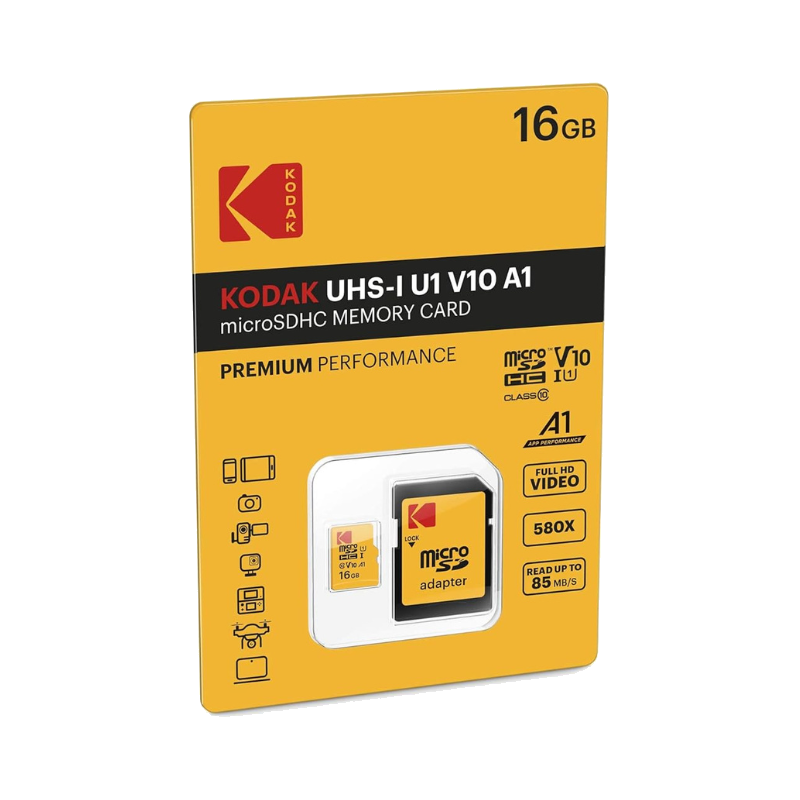 Karta pamięci KODAK Micro SDHC 16 GB Premium - KLASA 10