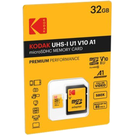 Tarjeta de Memoria KODAK Micro SDHC 32GB Premium - CLASS 10