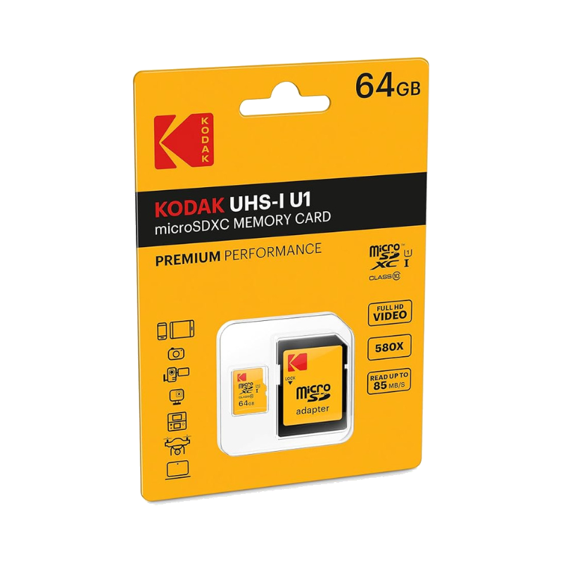 Tarjeta de Memoria KODAK Micro SDXC 64GB - CLASS 10