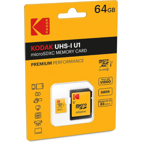 Karta pamięci KODAK Micro SDXC 64 GB - KLASA 10