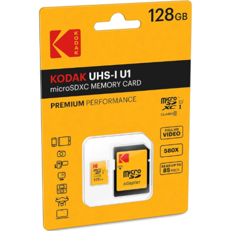 Karta pamięci KODAK Micro SDXC 128 GB - KLASA 10