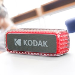 Przenośny głośnik Bluetooth Kodak PWS-2237 - Wodoodporność i Efekty LED