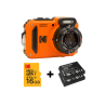 Kodak PixPro WPZ2 Pack - 2 Akkus + Micro SD-Karte