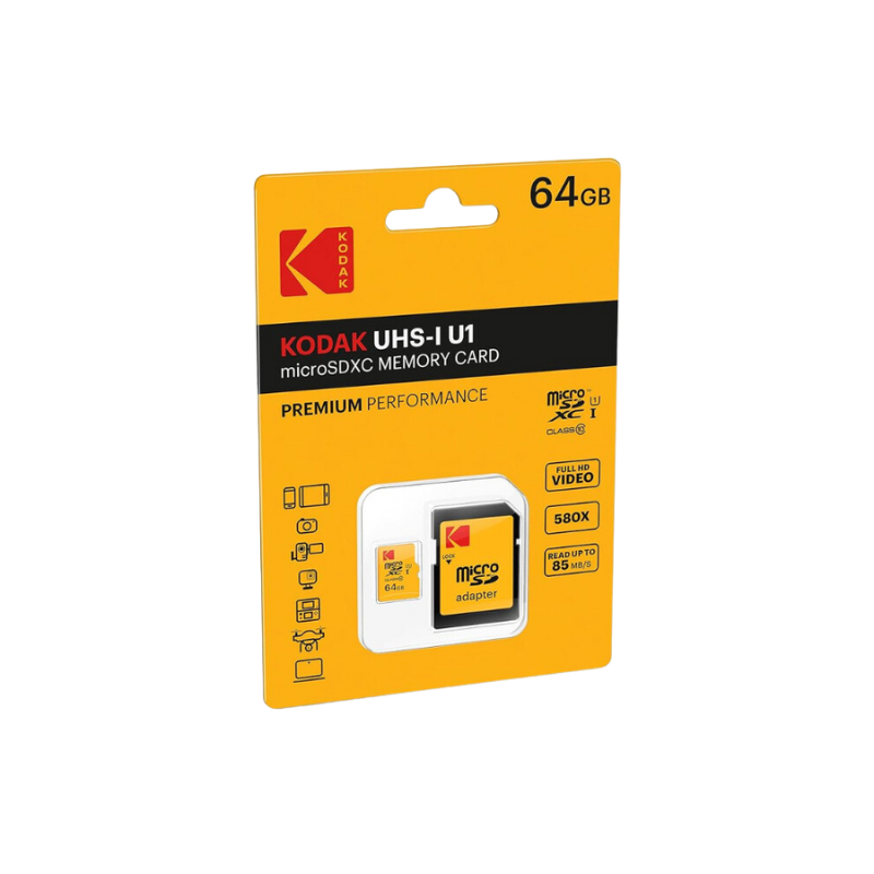 Carte micro SDXC 64Go Kodak CLASS 10