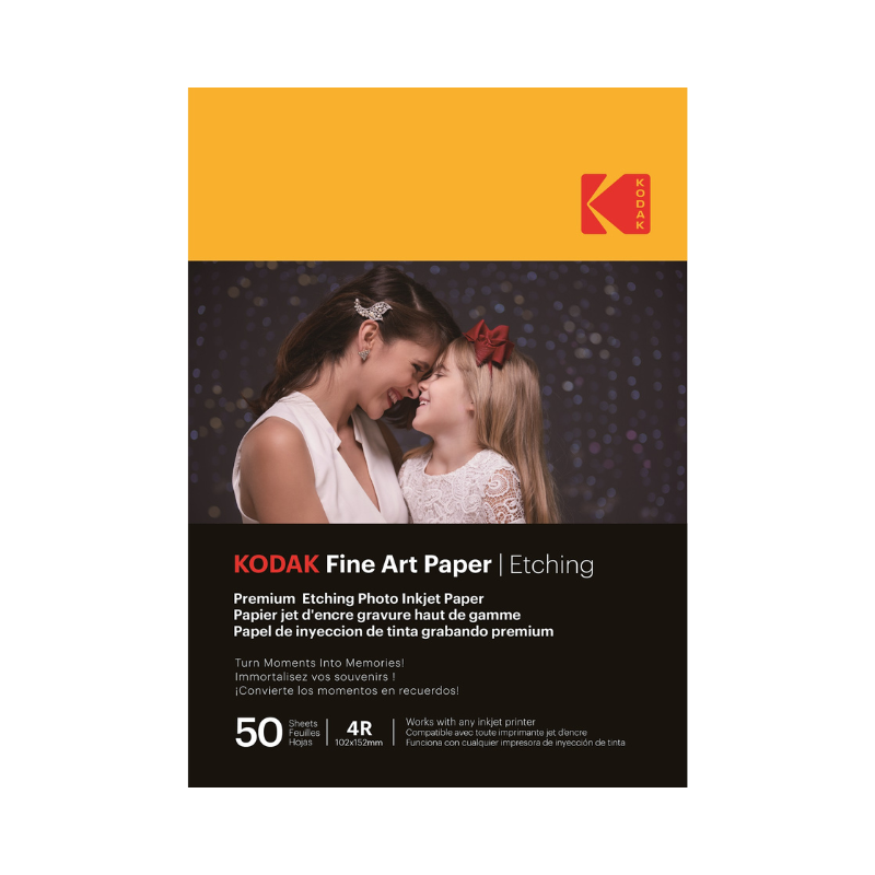 Kodak Fine Art Papier – packung mit 50 blatt – format 10x15 cm – A6