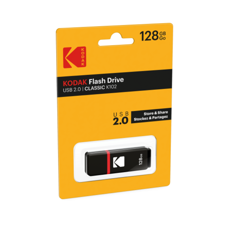 Clé USB 128Go Kodak K102 SERIES - Compatibilité Universelle