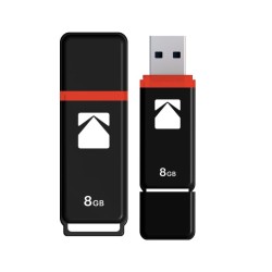 Pack of 3 8GB USB Flash Drives Kodak CLASSIC K102 SERIES