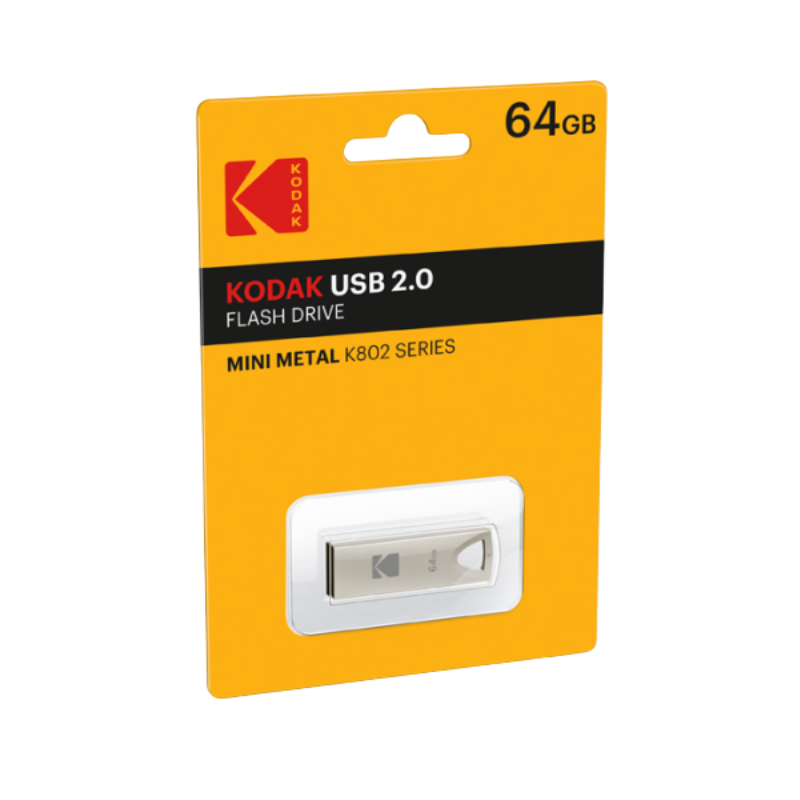 USB Flash Drive 64GB Kodak K802 SERIES - Metal Finish