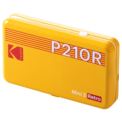 Impresora fotográfica portátil KODAK Mini 2 Retro P210R - Tamaño tarjeta de crédito