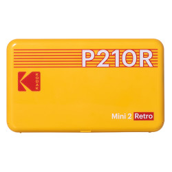 Impresora fotográfica portátil KODAK Mini 2 Retro P210R - Tamaño tarjeta de crédito